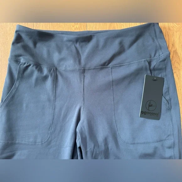 90 Degree By Reflex Charcoal Track Pants - Picture 2 of 5